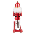 Karácsonyi diótörő figura 30 cm – piros, zöld