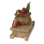 Karácsonyi figura 29 cm – piros, zöld