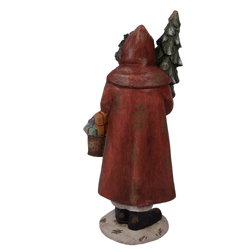 Nagyméretű karácsonyi télapó figura 93 cm – piros
