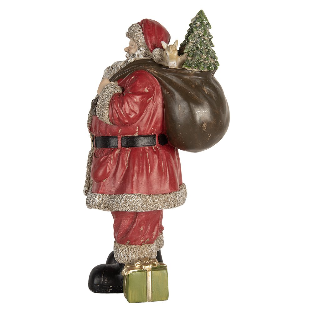 Karácsonyi télapó figura 40 cm – piros