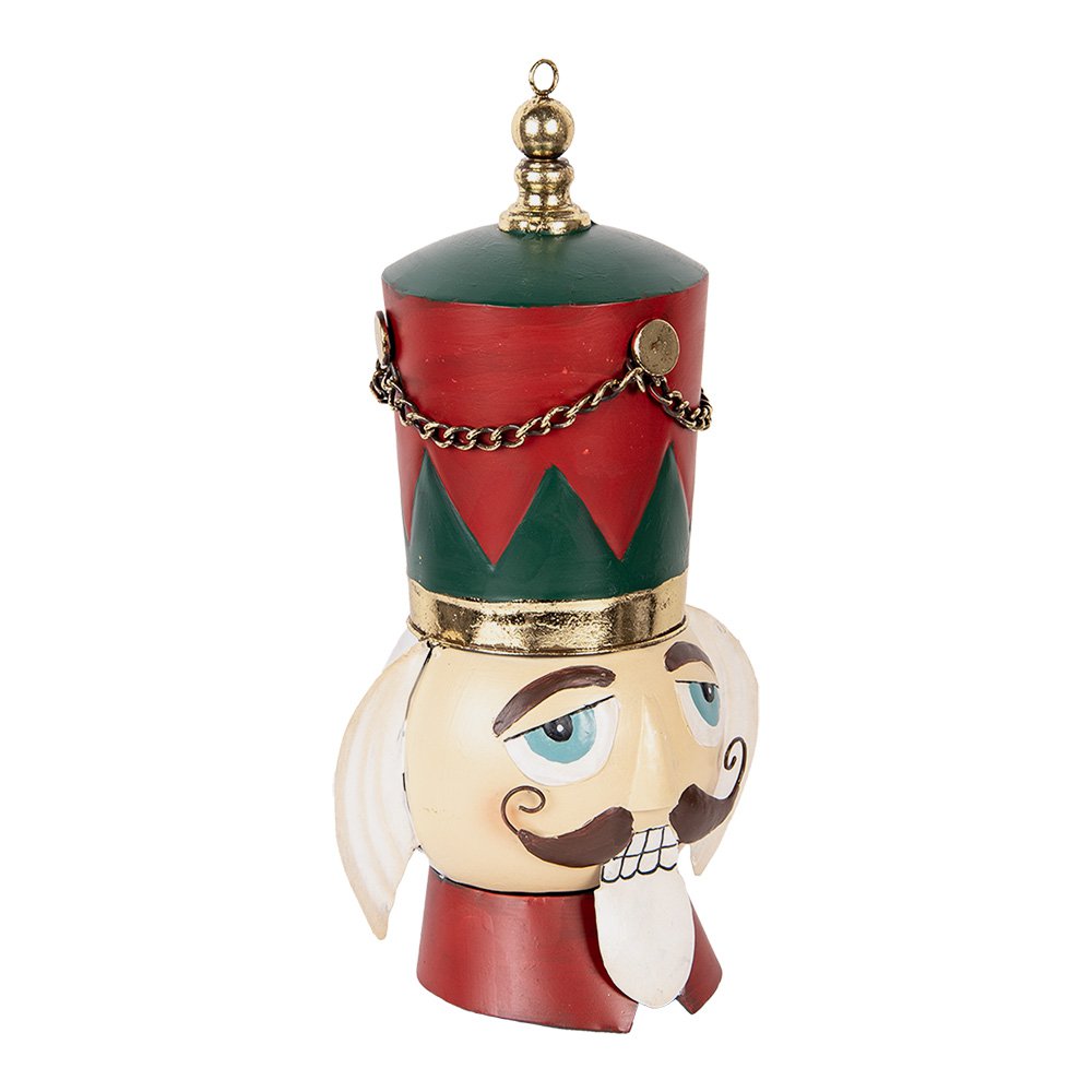 Karácsonyi diótörő figura 50 cm – piros