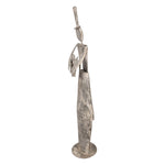 Nagyméretű karácsonyi angyal figura 107 cm – szürke