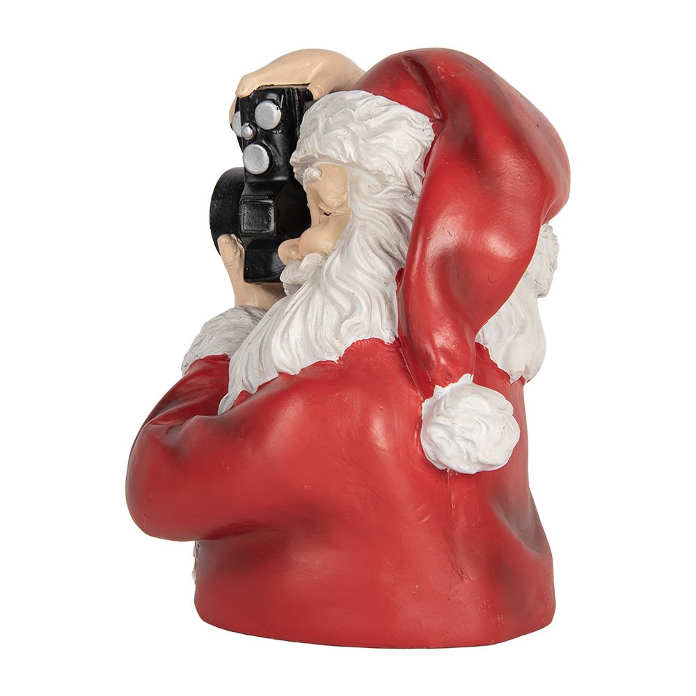 Karácsonyi télapó figura 22 cm – piros