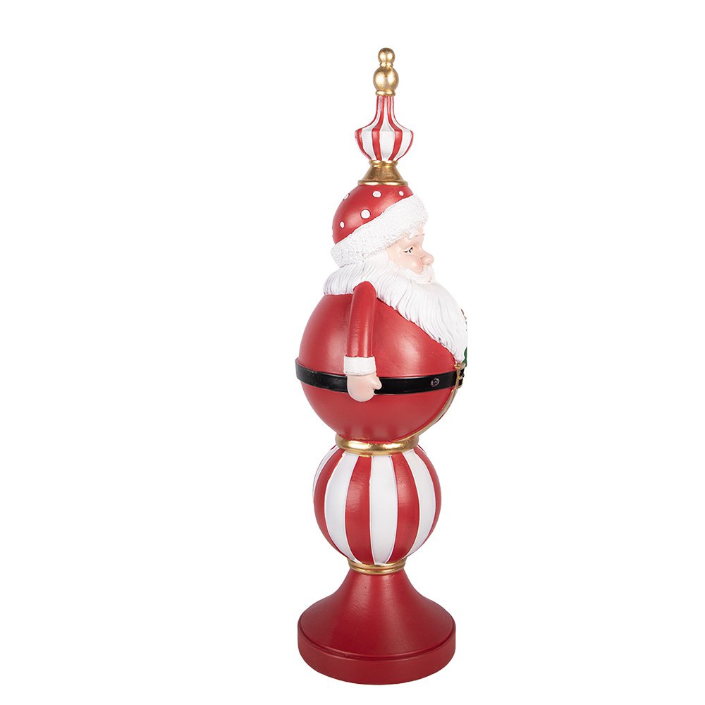 Nagyméretű karácsonyi télapó figura LED világítással 57 cm – piros