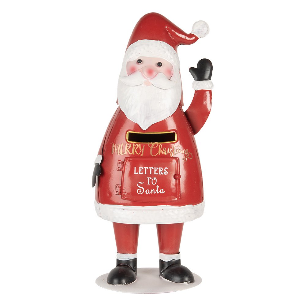 Karácsonyi télapó figura 35 cm – piros
