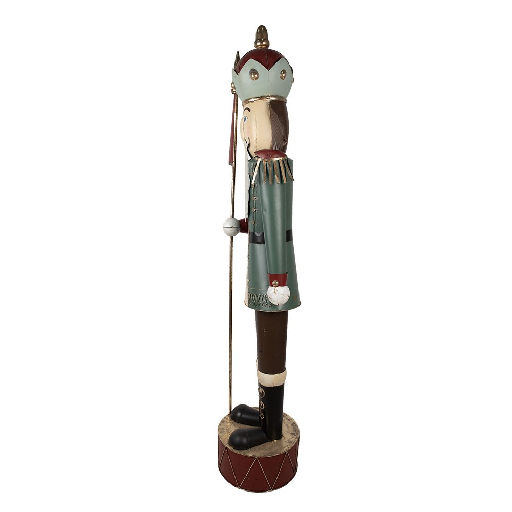 Nagyméretű karácsonyi diótörő figura 203 cm – zöld