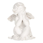 Karácsonyi angyal figura – fehér