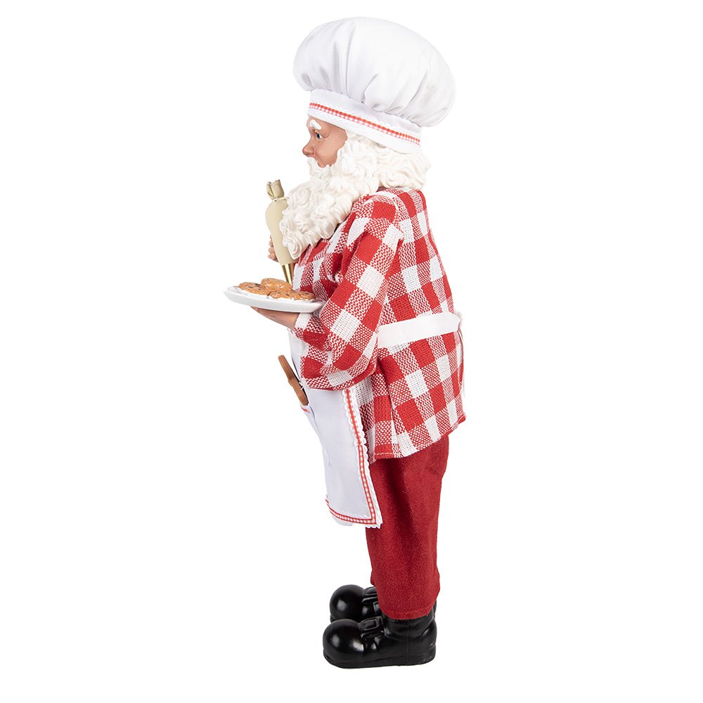 Karácsonyi télapó figura 45 cm – piros
