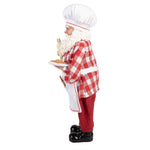 Karácsonyi télapó figura 45 cm – piros