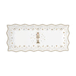 Porcelán diótörős karácsonyi kínáló tálca 40x18 cm Royal Nutcracker