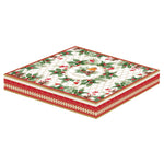 Porcelán karácsonyi fenyőfa alakú kínáló tál Christmas Berries