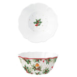 Porcelán karácsonyi nagy tál 23 cm Christmas Berries