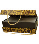 Porcelán csésze két személyes készlet díszdobozban Klimt Életfa Golden Line