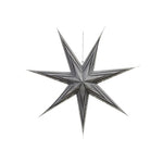 Karácsonyi függődísz – csillag akasztós 80 cm – ezüst