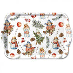 Playing outside karácsonyi tálca 13x21cm