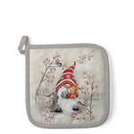 Karácsonyi manós pamut edényalátét Dwarf hug