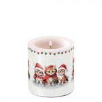 Átvilágítós karácsonyi viasz gyertya kicsi Funny cute kittens