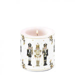 Karácsonyi diótörős átvilágítós gyertya kicsi Royal Nutcrackers kollekció
