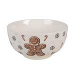 Karácsonyi porcelántálka 14×7 cm, 500 ml, Classic Gingerbread Magic