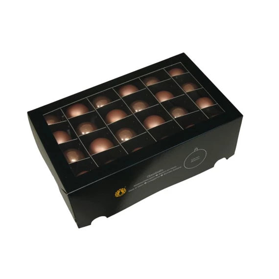 Karácsonyfagömb 4 cm coral (48 db-os szett) – korall, üveg