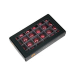 Karácsonyfagömb 2,5 cm ruby (24 db-os szett) – üveg