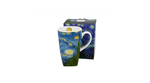 Porcelán bögre szögletes 630ml dobozban Van Gogh Csillagos éj
