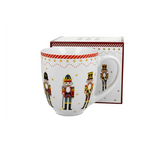 Porcelán diótörős bögre 1000 ml dobozban Christmas Nutcracker