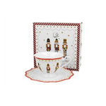 Porcelán diótörős csésze + alj 190 ml dobozban Christmas Nutcracker