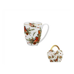 Karácsonyi porcelán bögre 360 ml díszcsomagolásban Christmas Birds