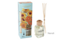 Szobaillatosító 100ml -Van Gogh Napraforgók dobozban rattanpálcikával,narancsvirág