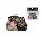 Klimt kicsi műbőr pénztárca A Csók mintával