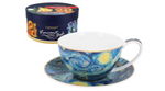 Porcelán csésze aljjal 360ml dobozbanVan Gogh Csillagos éj