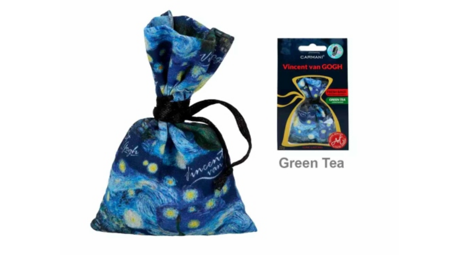 Illatzsák 8cm Van Gogh Csillagos éj, Green Tea