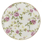 Vintage rózsa virágos fehér porcelán csésze Clayre Eef
