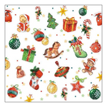 Tree Decorations karácsonyi szalvéta 33x33cm 20 db-os