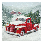 Christmas Truck karácsonyi szalvéta 33x33cm 20 db-os
