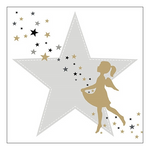 Make A Wish karácsonyi szalvéta 33x33cm 20 db-os