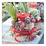 Frozen Candle karácsonyi szalvéta 33x33cm 20 db-os