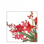 Christmas Bouquet White karácsonyi szalvéta 25x25cm 20 db-os