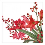 Christmas Bouquet White karácsonyi szalvéta 33x33cm 20 db-os