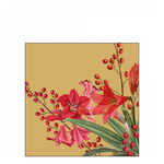 Christmas Bouquet Gold karácsonyi szalvéta 25x25cm 20 db-os