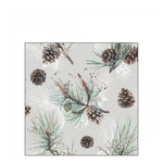 Pine Cone All Over karácsonyi szalvéta 25x25cm 20 db-os