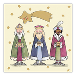 Three wise kings karácsonyi szalvéta 33x33cm 20 db-os