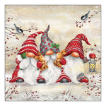 Three dwarfs karácsonyi szalvéta 33x33cm 20 db-os
