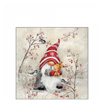 Dwarf hug karácsonyi szalvéta 25x25cm 20 db-os