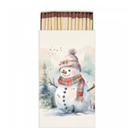 Snowman in nature gyufa karácsonyi dobozban