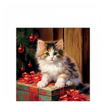 Molly karácsonyi szalvéta 25x25cm 20 db-os