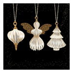 Paper ornaments back karácsonyi szalvéta 33x33cm 20 db-os