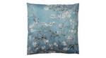 Díszpárna töltelékkel 45x45cm polyester Van Gogh Mandulavirágzás