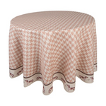 Tacskós kerek asztalterítő 170 cm pamut Dachshund Love